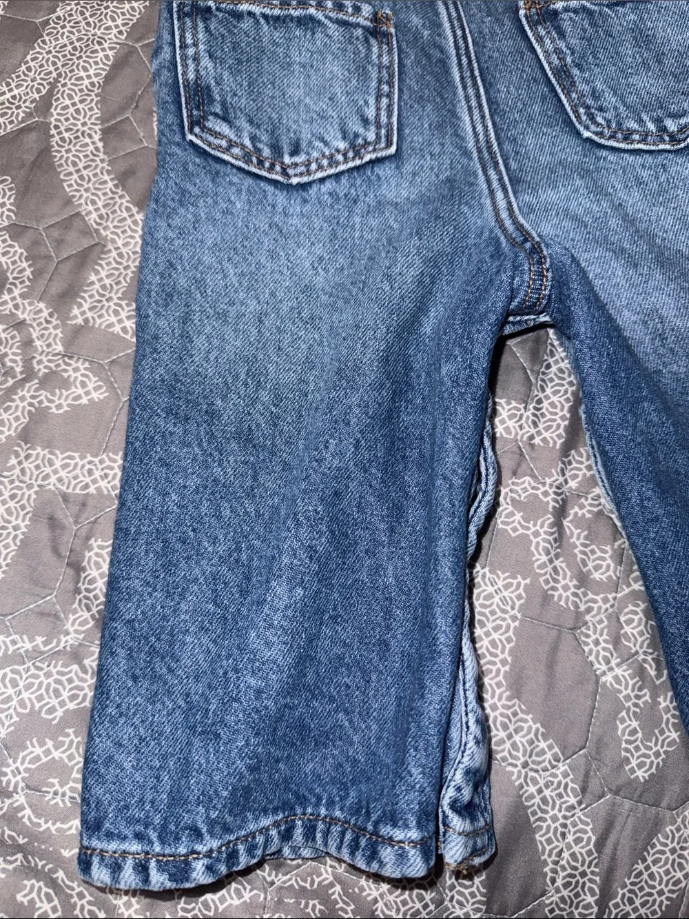 GAP Kids Denim Overalls in Medium Blue